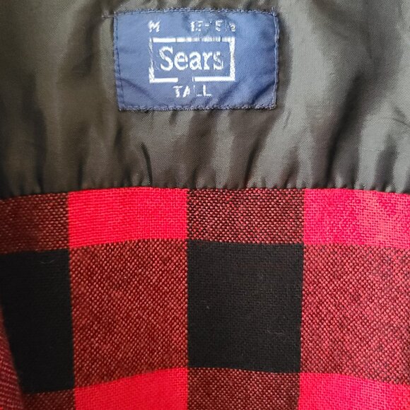 Vintage Sears Flannel Shirt (Large Tall) - Picture 2 of 4